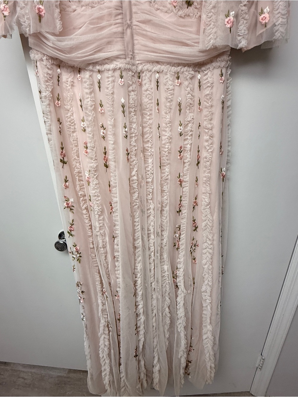 Mac Duggal Blush Pink Evening Dress - Picture 7 of 10